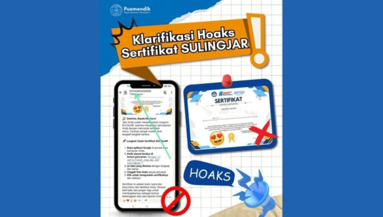Hoaks Sertifikat Sulingjar